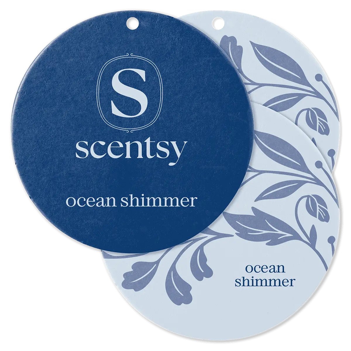 Ocean Shimmer Scent Circle 3-Pack (1) Ocean Shimmer Scentsy Scent Circle 3 Pack