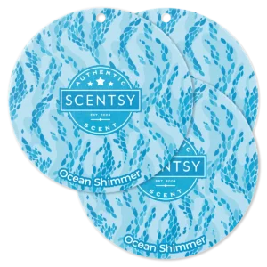 Ocean Shimmer Scentsy Scent Circle 3 Pack
