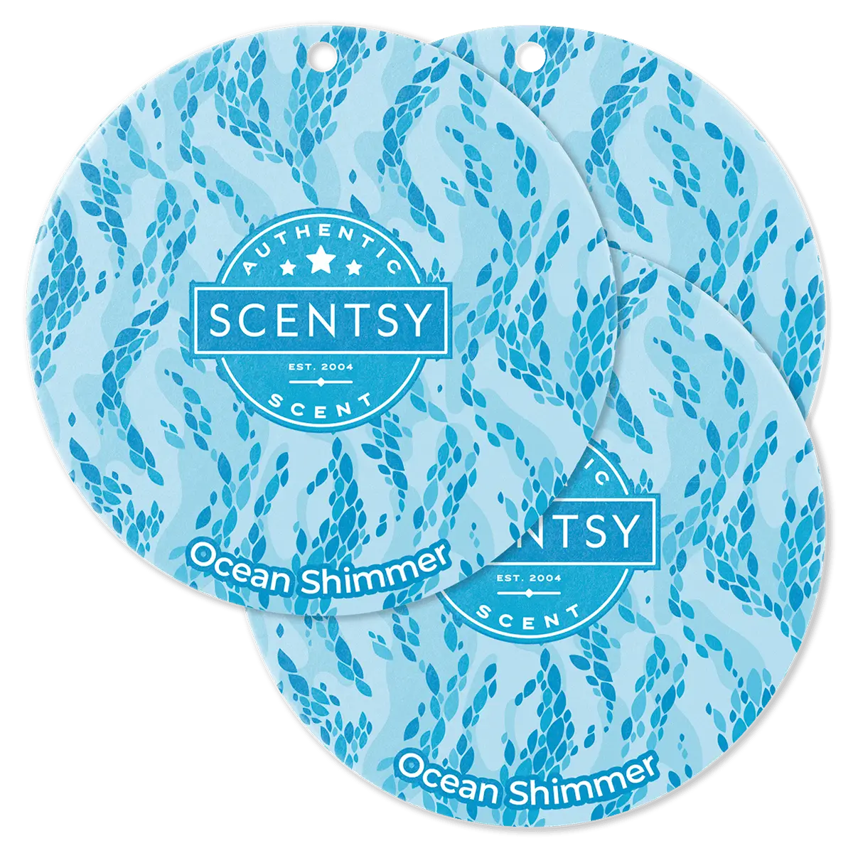 Ocean Shimmer Scentsy Scent Circle 3 Pack