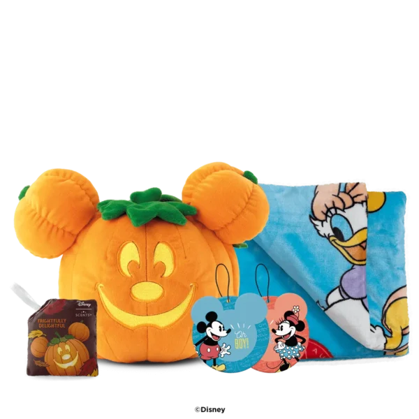 Octobersaledisneymickeyandfriendsbundleisopwsr1_Highres Disney Mickey Mouse & Friends Jack O' Lantern Scentsy Buddy Bundle