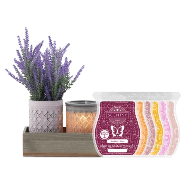 Lavender Bouquet Scentsy Warmer Bundle