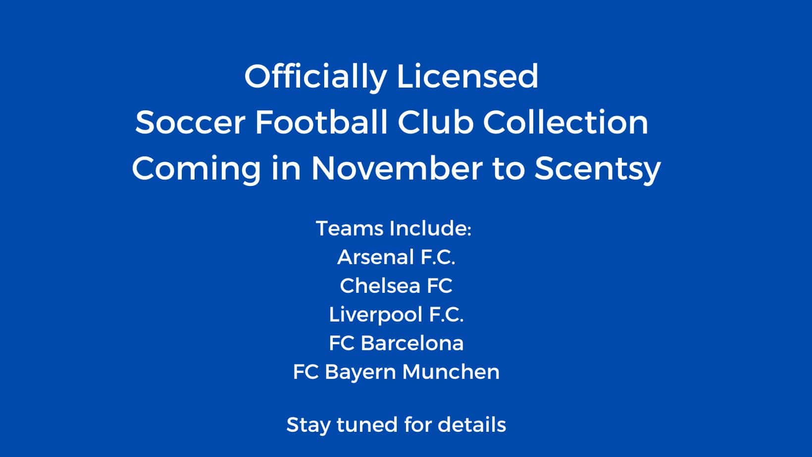 Officially Licensed Soccer Collection Coming in November to Scentsy