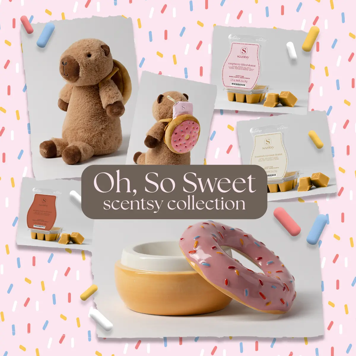 Scentsy Oh, So Sweet Donut Collection Now Availablef Scentsy Oh, So Sweet Donut Collection now availablef