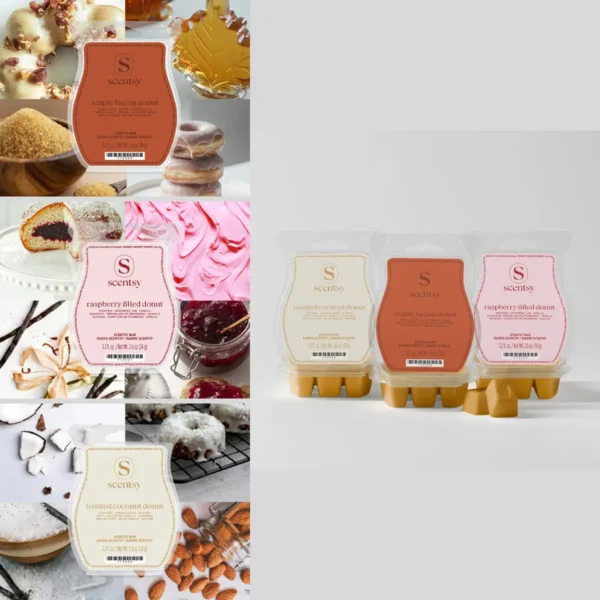 Oh, So Sweet Donut Scentsy Wax Bar 3 Pack