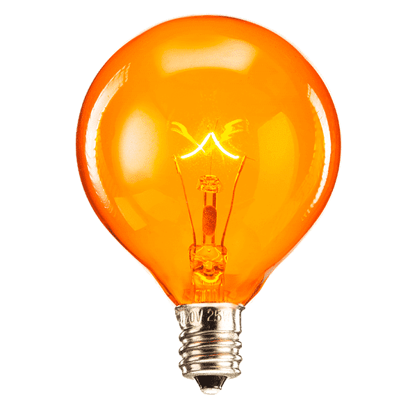 Orange Scentsy Bulb | 20 Watt Orange Scentsy Light Bulb Orange Scentsy Bulb | 20 Watt Orange Scentsy Light Bulb
