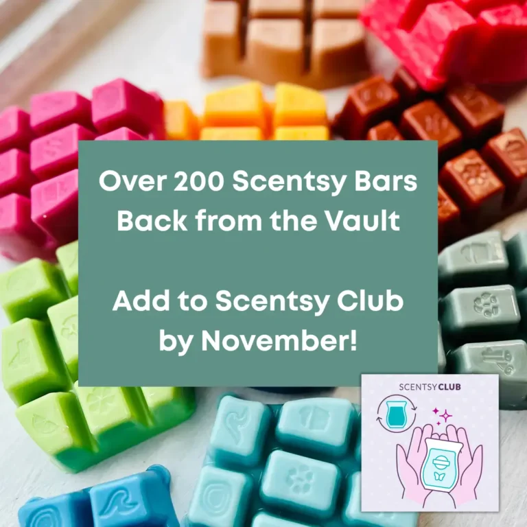 Scentsy Bars Out Of The Vault For Always Get My Bar - Add To Club Through November 2025 Scentsy Bars out of the vault for Always Get My Bar - Add to Club through November 2025