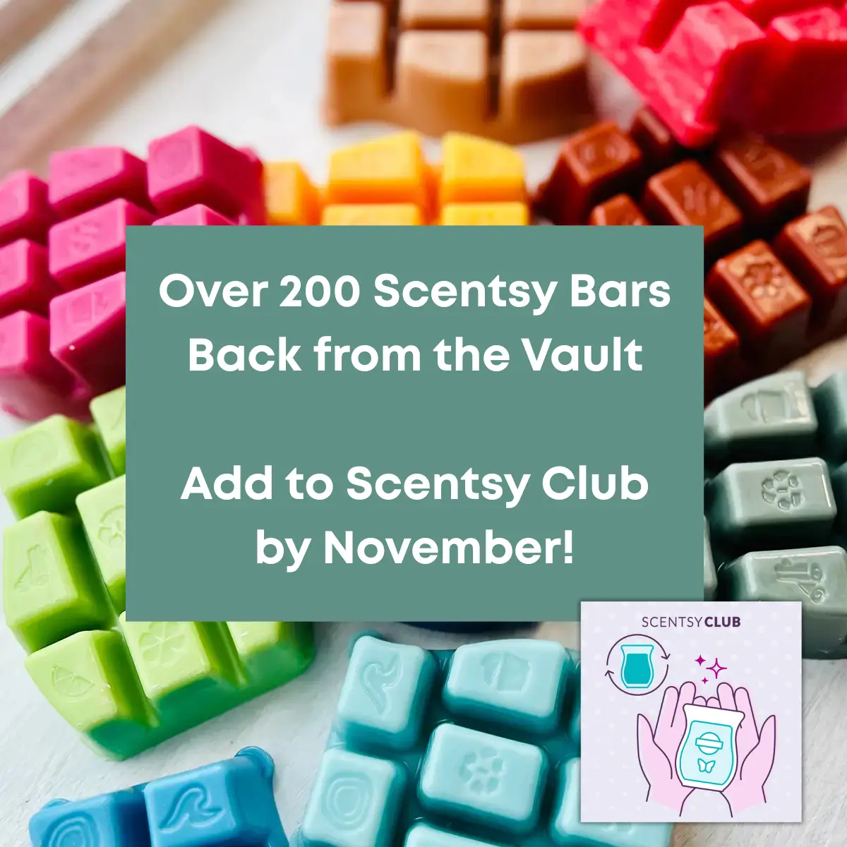 Scentsy Bars Out Of The Vault For Always Get My Bar - Add To Club Through November 2025 Scentsy Bars out of the vault for Always Get My Bar - Add to Club through November 2025