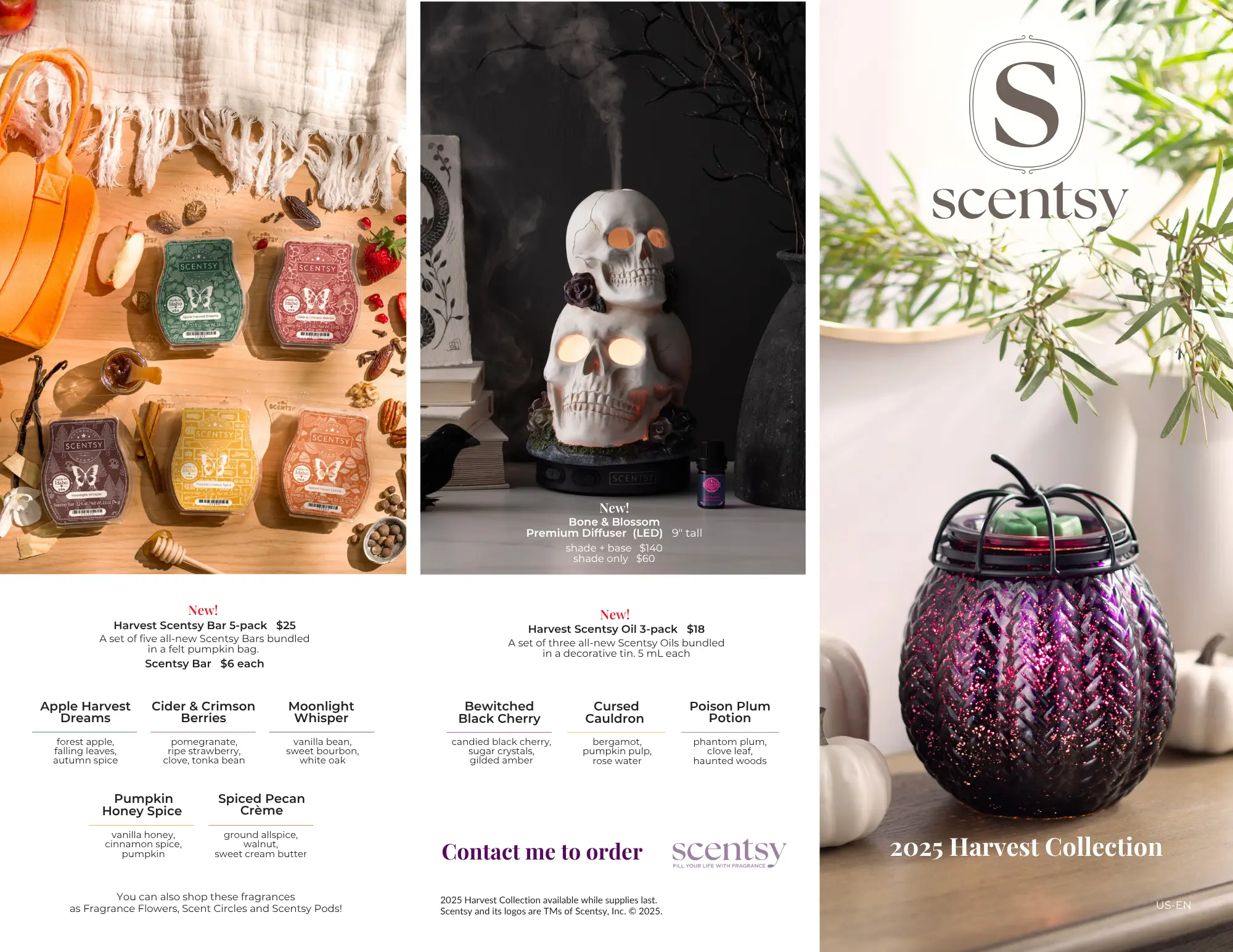 Scentsy 2025 Harvest Halloween Collection | Shop 9/1