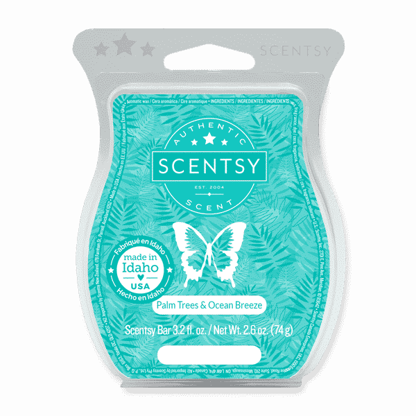 Palm Trees Ocean Breeze Scentsy Bar PALM TREES OCEAN BREEZE SCENTSY BAR