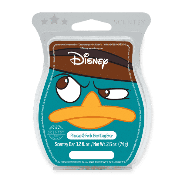 PHINEASE FERB BEST DAY EVER SCENTSY BAR