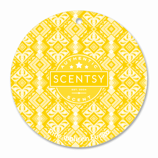 PINEAPPLE EN FUEGO SCENTSY SCENT CIRCLE