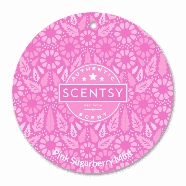 PINK SUGARBERRY MINT SCENTSY SCENT CIRCLE