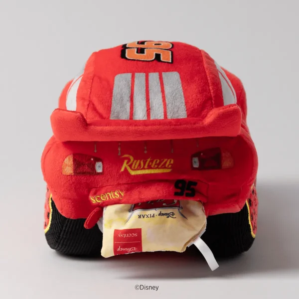Plushbuddylightningmcqueenpackshotbackscentpakra2026Pws_Highres Disney and Pixar’s Lightning McQueen Scentsy Buddy