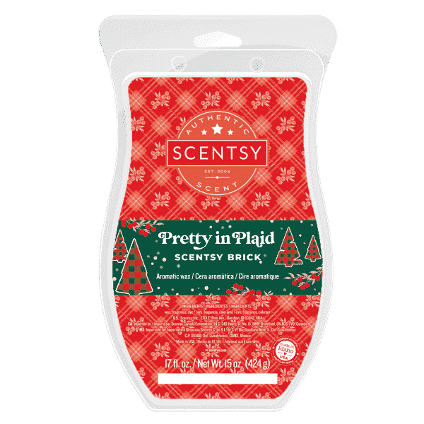 PRETTY IN PLAID SCENTSY BRICK