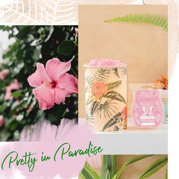 PRETTY PARADISE SCENTSY WARMER