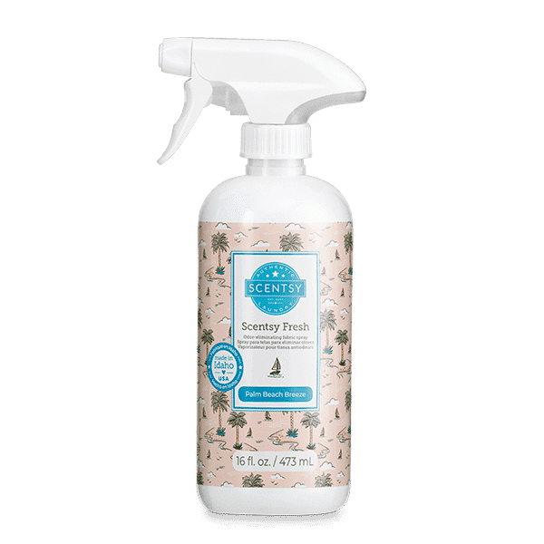 Palm Beach Breeze Scentsy Fresh Fabric Spray | Incandescent.Scentsy.us