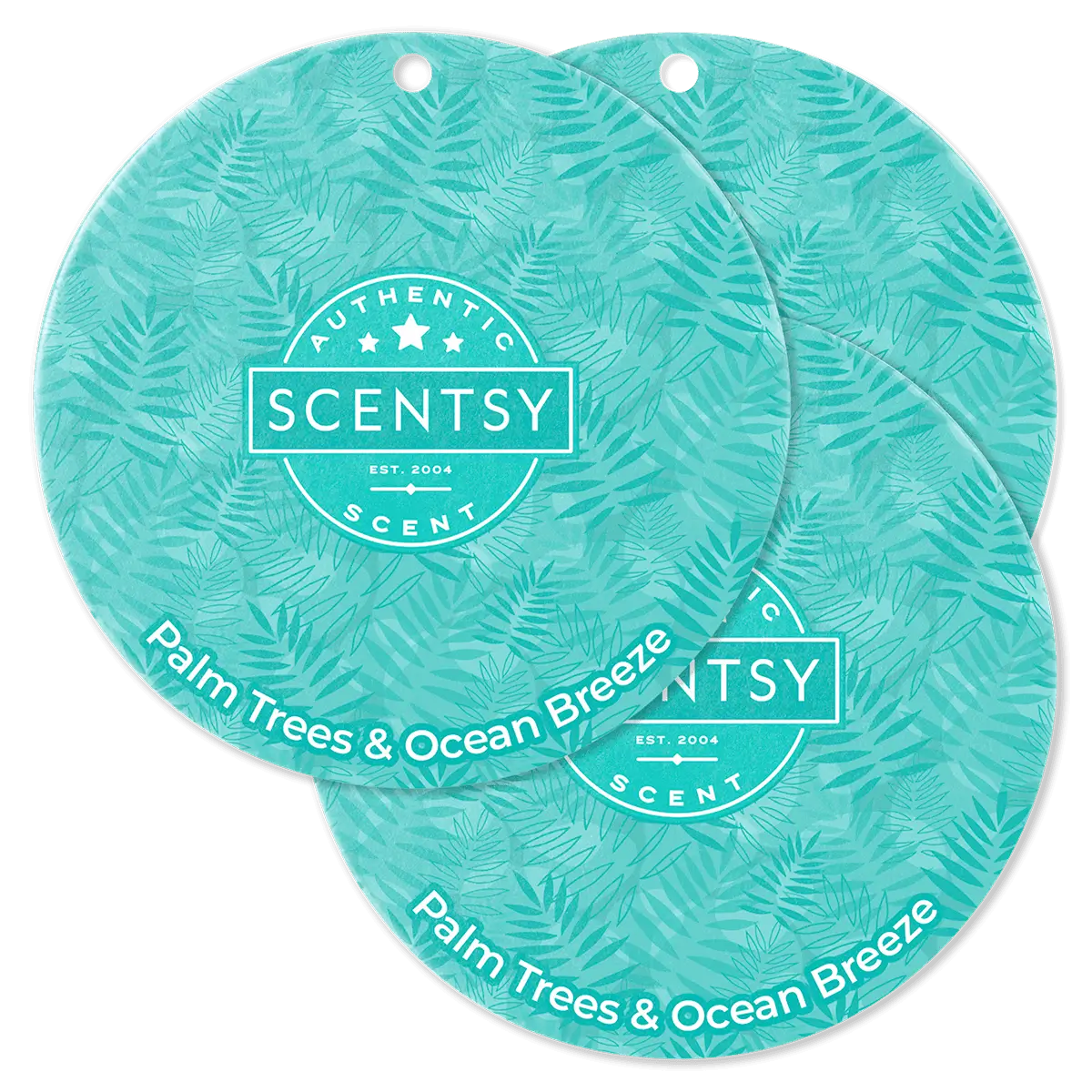 Palm Trees & Ocean Breeze Scentsy Scent Circle 3 Pack