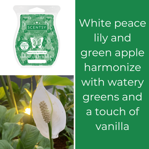 Peace Lily Be With you Scentsy Bar