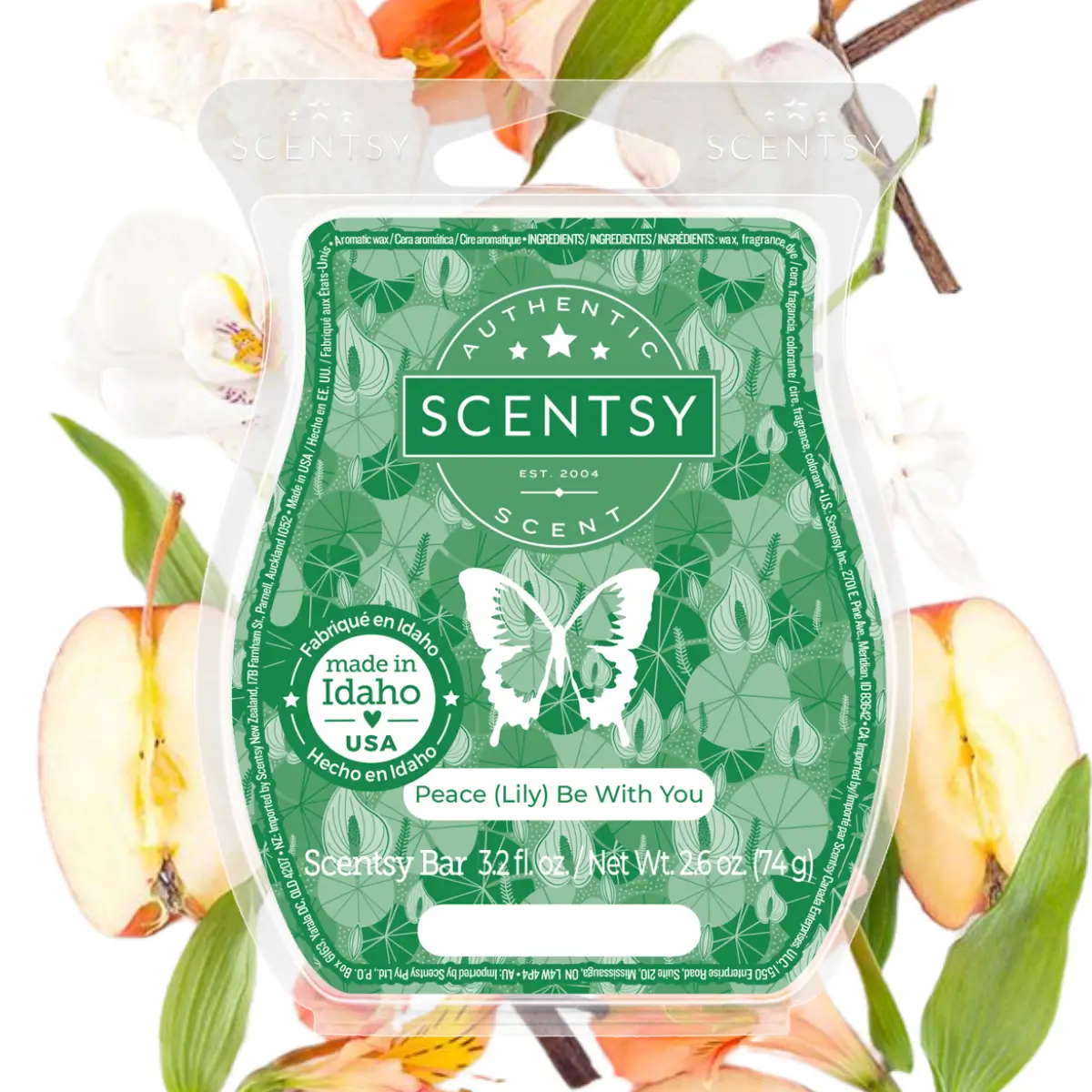 Peace (Lily) Be With You Scentsy Bar