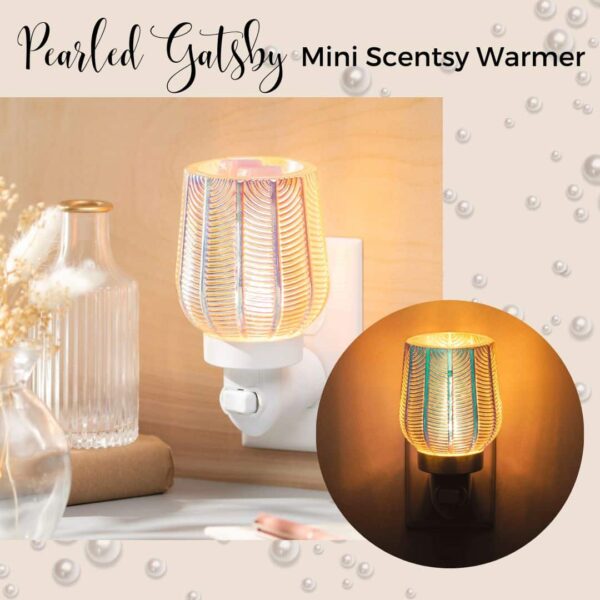 Pearled Gatsby Mini Scentsy Warmer Styled Pearled Gatsby Mini Scentsy Warmer Styled