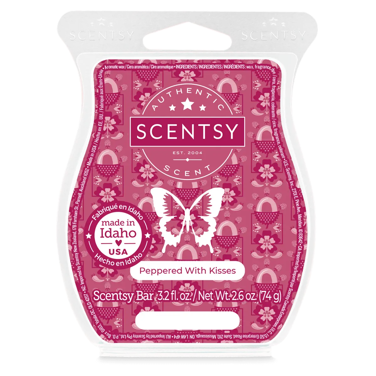 Peppered With Kisses Scentsy Bar Valentine