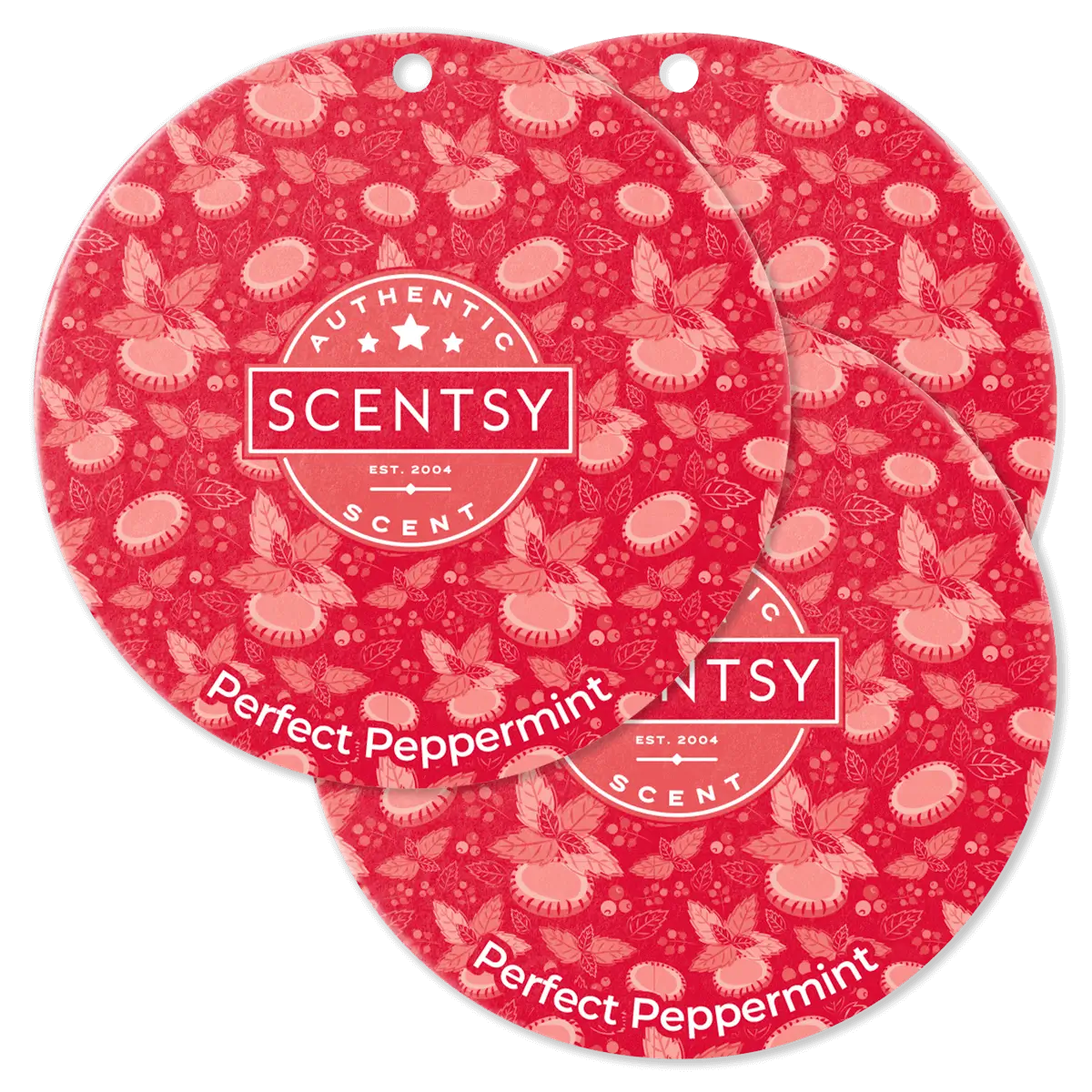 Perfect Peppermint Scentsy Scent Circle 3 Pack Bundle