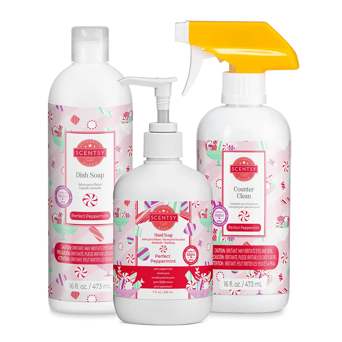 Perfect Peppermint Scentsy Holiday Clean Bundle