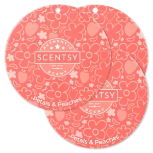 Petals & Peaches Scentsy Scent Circle 3 Pack | January 2025