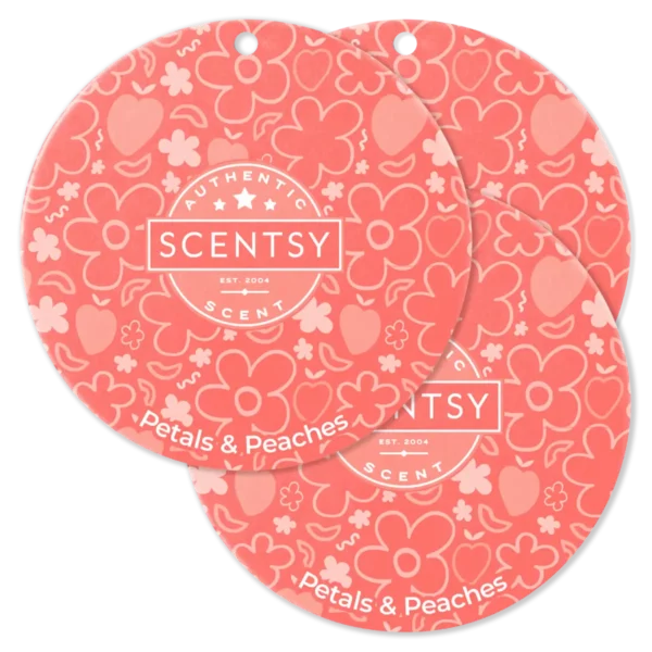 Petals & Peaches Scentsy Scent Circle 3 Pack | January 2025