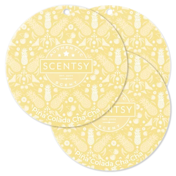 Pina Colada Cha Cha Scentsy Scent Circle 3 Pack