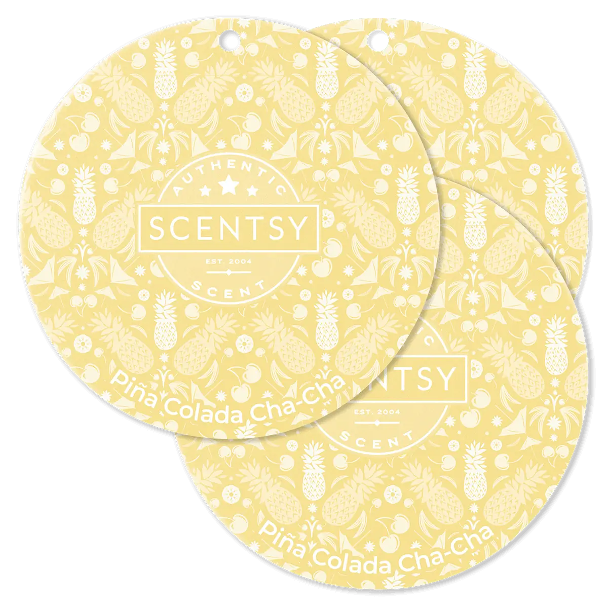 Pina Colada Cha Cha Scentsy Scent Circle 3 Pack