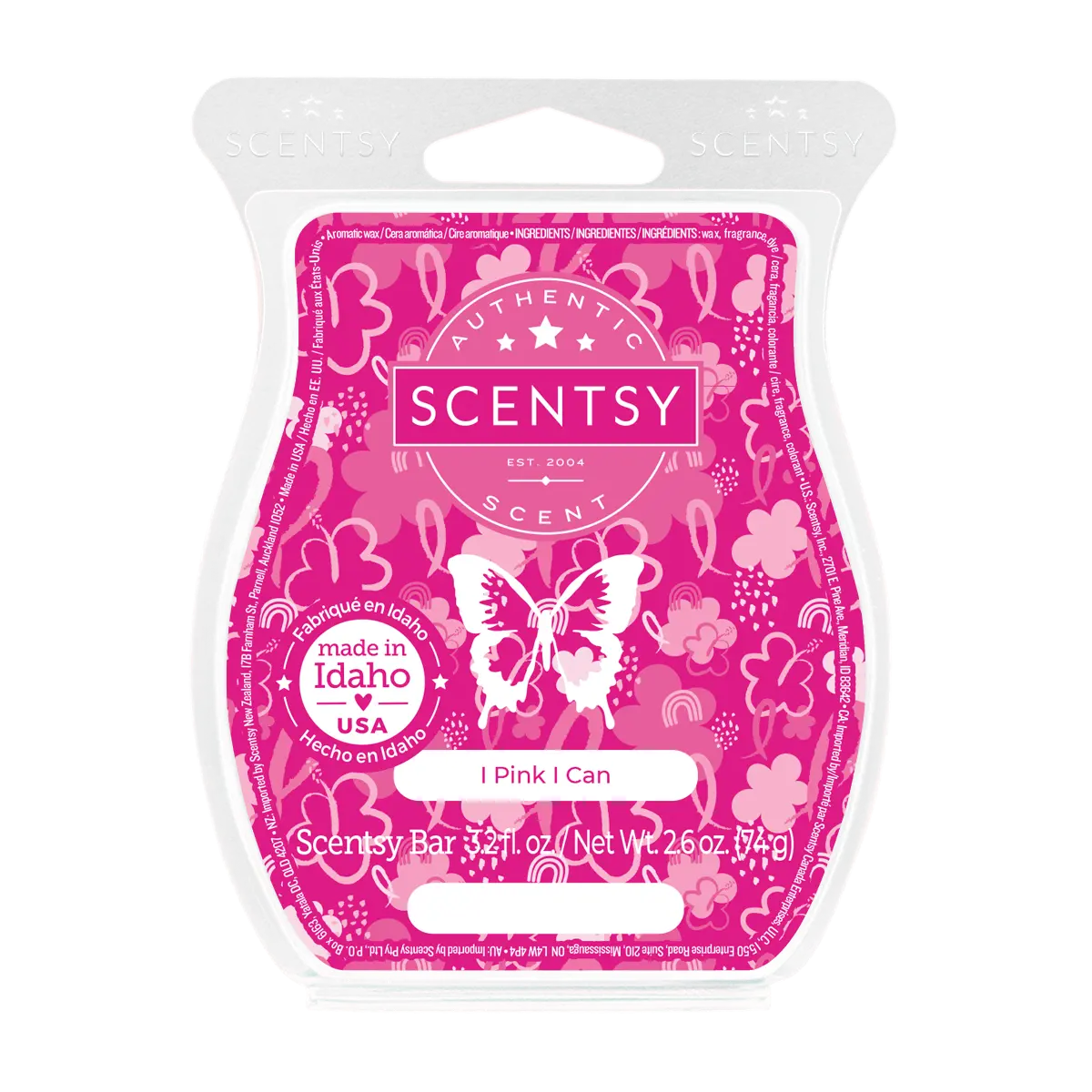 I Pink I Can Scentsy Bar