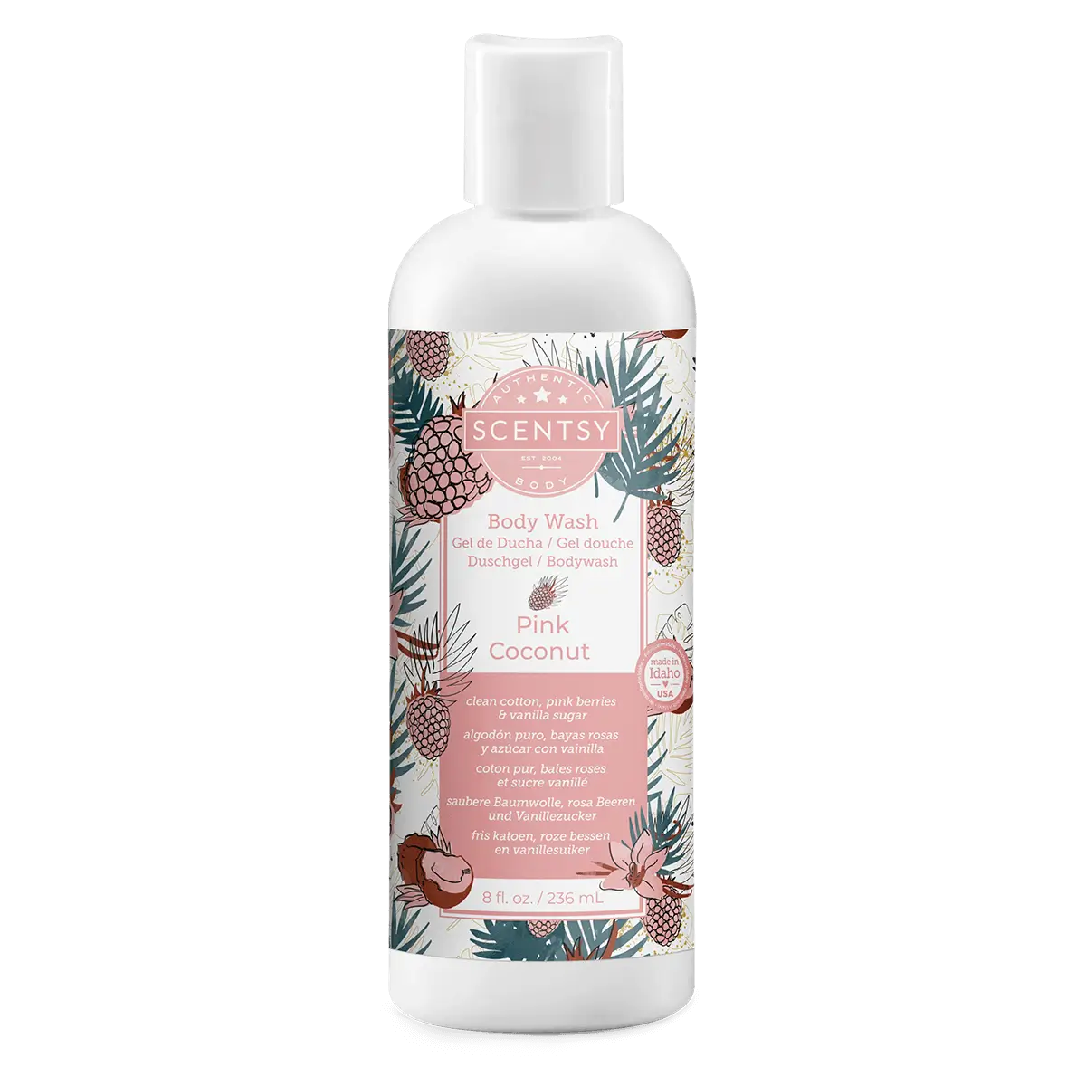 Pink Coconut Scentsy Body Wash