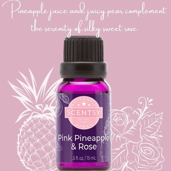 Pink Pineapple Rose Scentsy Oil