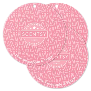 Pink Pineapple & Sugar Scentsy Scent Circle 3 Pack