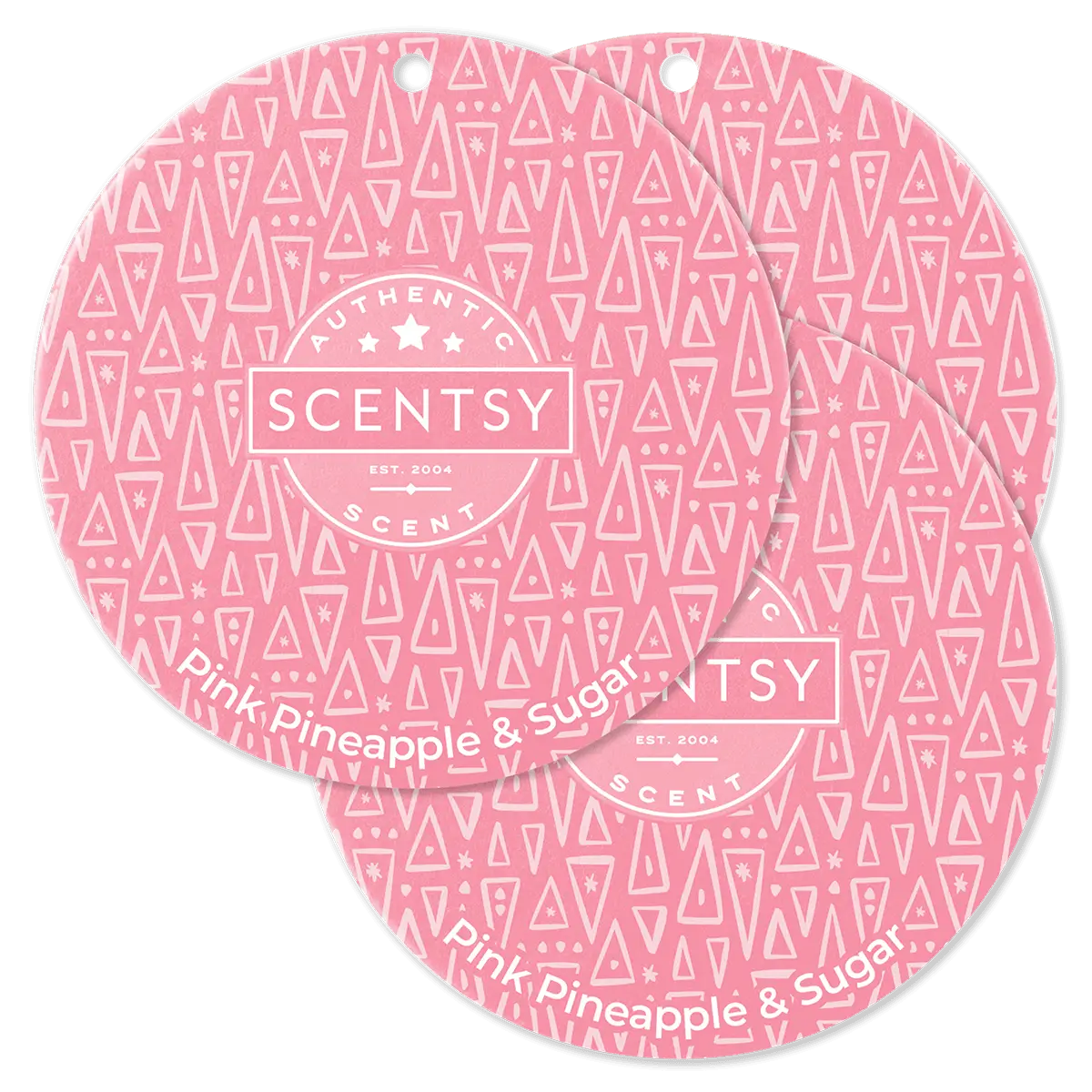 Pink Pineapple & Sugar Scentsy Scent Circle 3 Pack