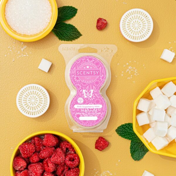 Pink Sugarberry Mint Scentsy Pods 2