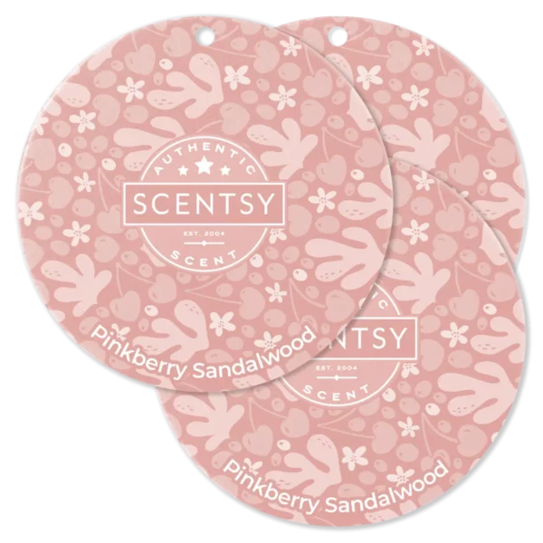 Pinkberry Sandalwood Scentsy Circle 3 Pack Bundle