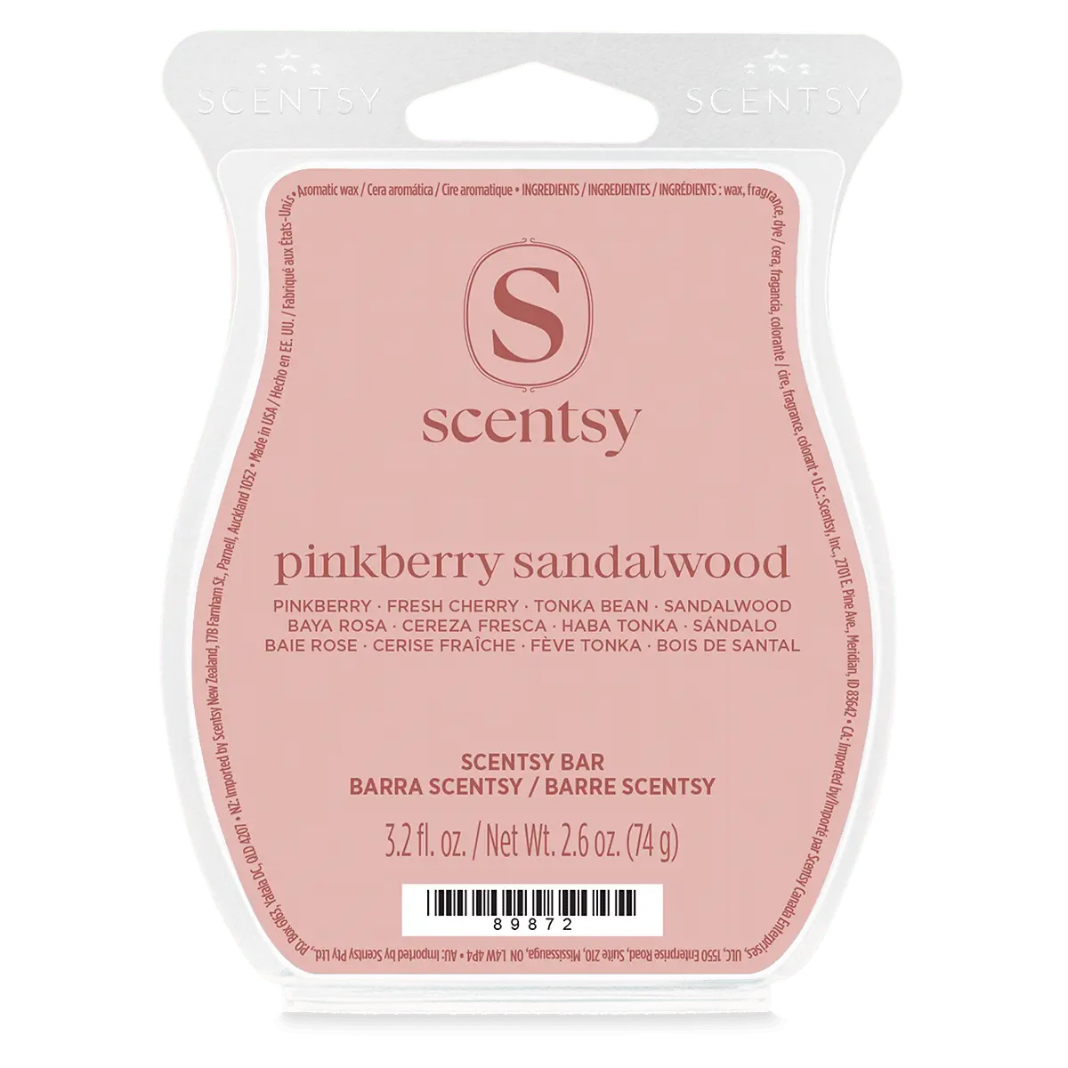 Pinkberry Sandalwood Scentsy Bar Pinkberry Sandalwood Scentsy Wax Bar