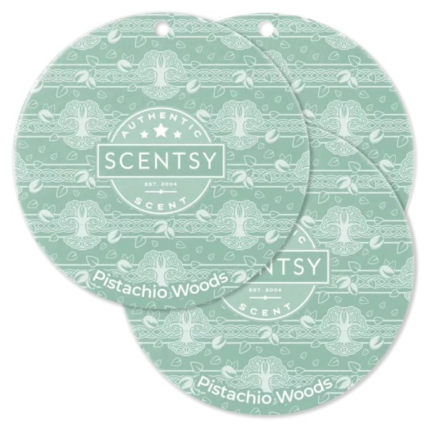 Pistachio Woods Scentsy Scent Circle 3 Pack Bundle