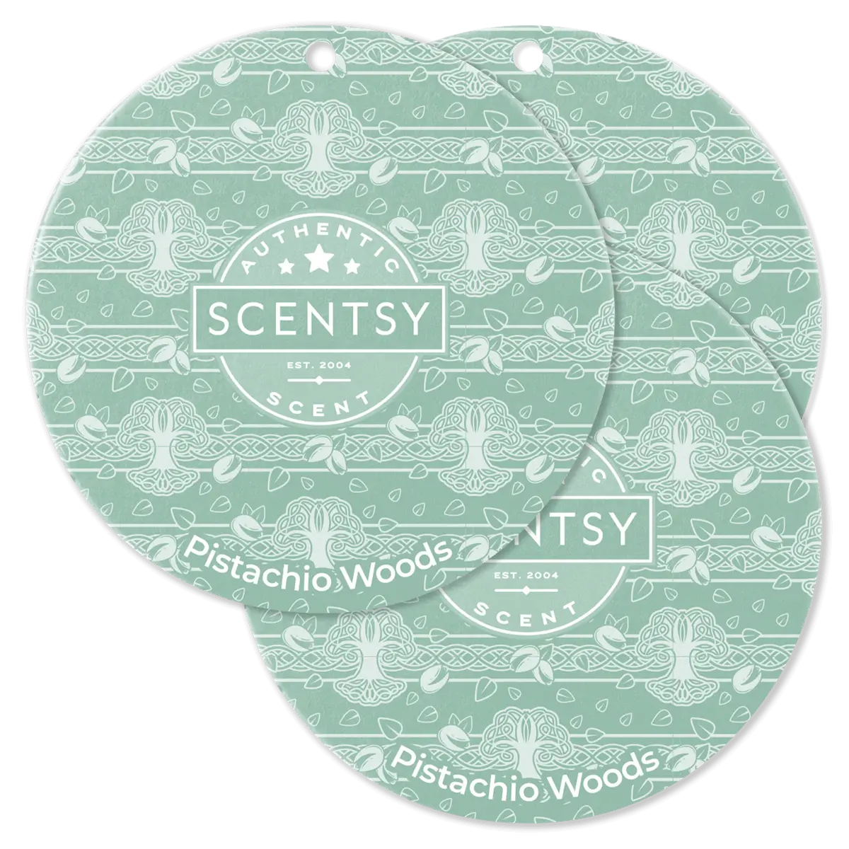 Pistachio Woods Scentsy Scent Circle 3 Pack Bundle