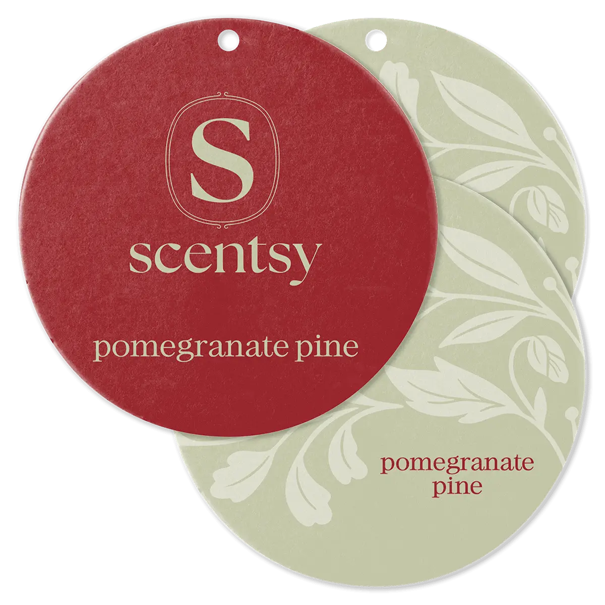 Pomegranate Pine Scentsy Scent Circle 3 Pack - November 2026