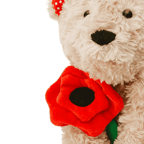 Poppy The Bear Scentsy Buddy Flower