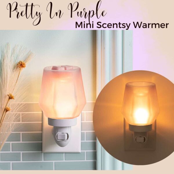 Pretty Purple Mini Scentsy Warmer Styled Pretty Purple Mini Scentsy Warmer Styled