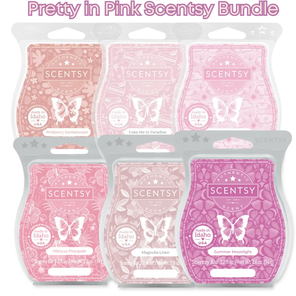 Pretty in Pink 6 Scentsy Bar Bundle