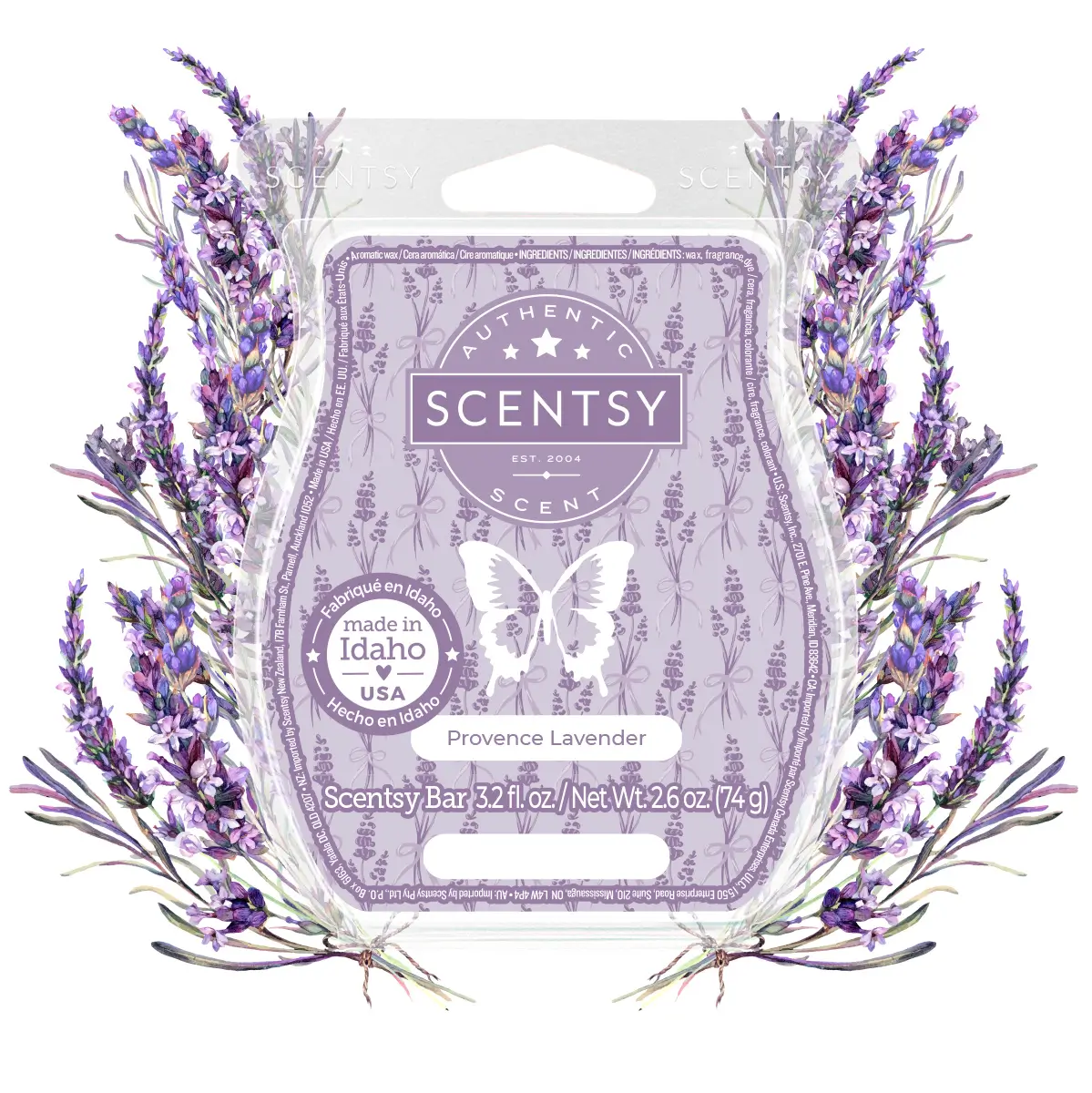 Scentsy July 2024 Warmer of the Month - Lavender Bouquet + Provence Lavender