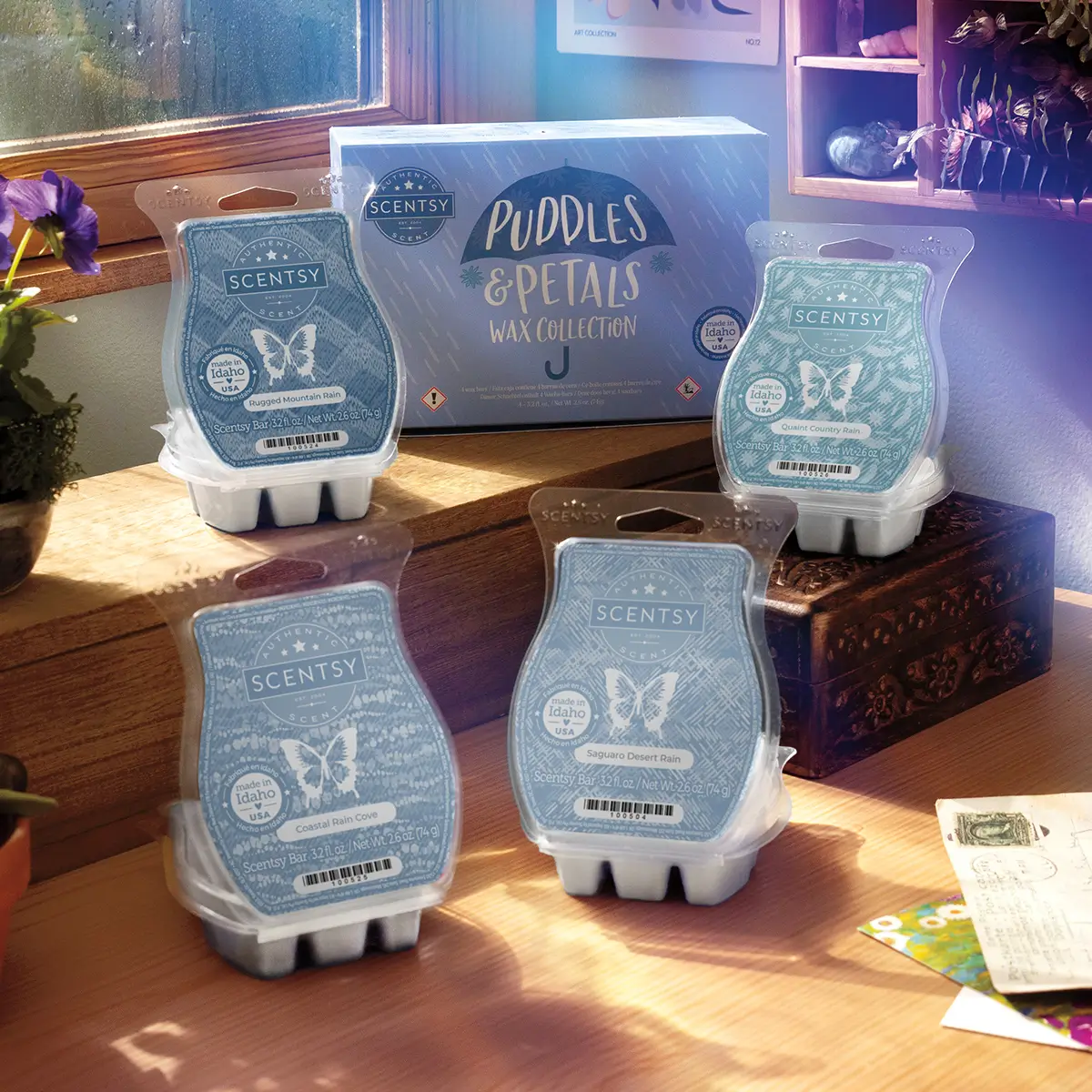 Scentsy Puddles & Petals Wax & Flower Collection | Shop Now