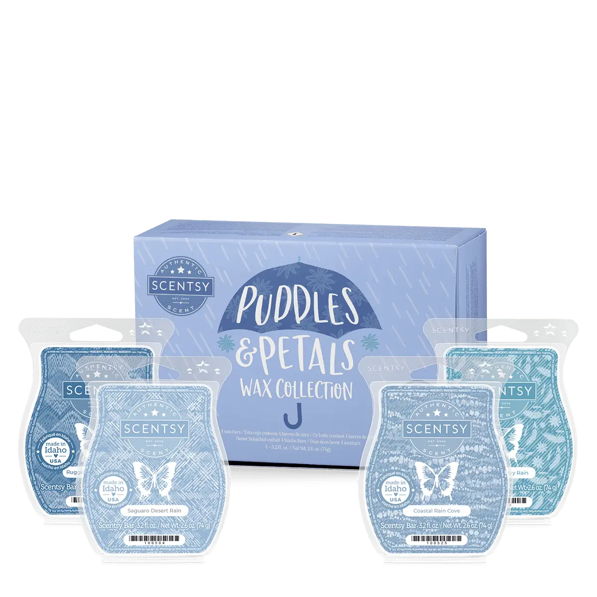Puddles & Petals Scentsy Wax Collection Bundle