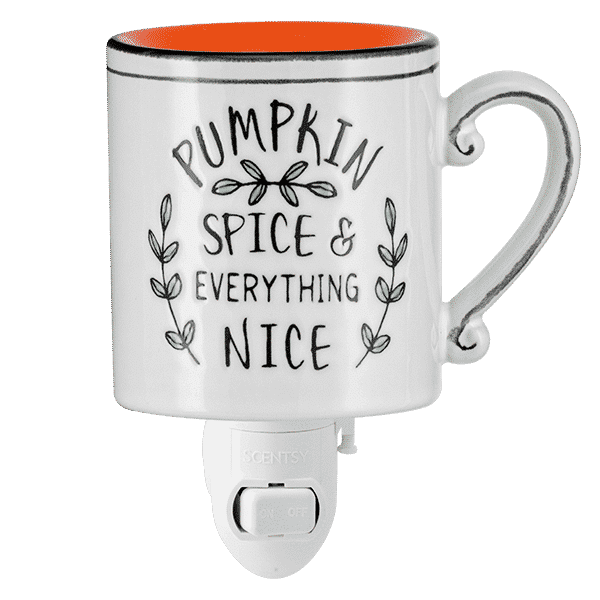 Pumpkin Spice Everything Nice Mini Scentsy Warmer 1