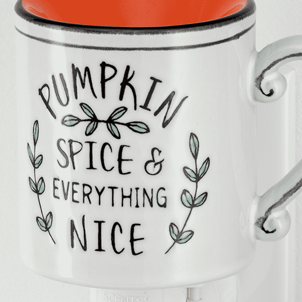 Pumpkin Spice Everything Nice Mini Scentsy Warmer 3